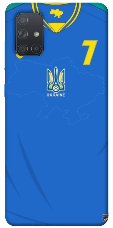Чехол на Samsung Galaxy A71 UA-Football ver.4 фото 1 из 1