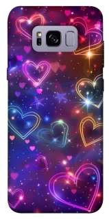 Чохол на Samsung G955 Galaxy S8 Plus Drawn hearts фото 1 з 1