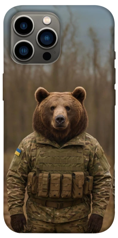 Чохол на Apple iPhone 12 Pro Max (6.7") Ведмідь захисник фото 1 з 1