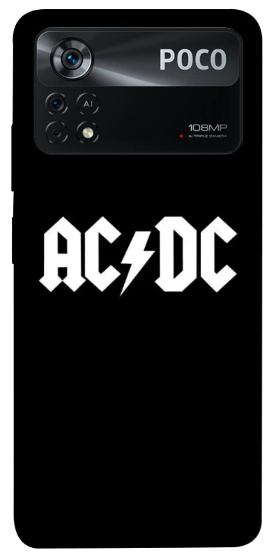 Чехол на Xiaomi Poco X4 Pro 5G AC/DC logo фото 1 из 1