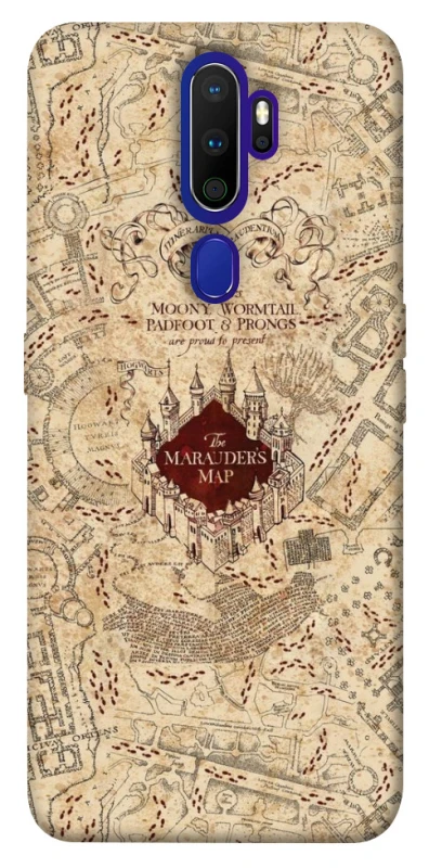 Чохол на Oppo A5 (2020) / Oppo A9 (2020) Harry Potter Marauder's Map фото 1 з 1