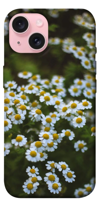 Чехол на Apple iPhone 15 (6.1") Ромашки v13 фото 1 из 1
