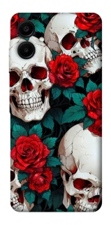 Чохол на Samsung Galaxy A06 skull and rose фото 1 з 1