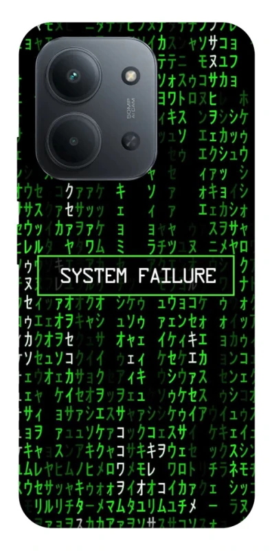 Чехол на Xiaomi Redmi 15C (Global) Matrix system failure фото 1 из 1