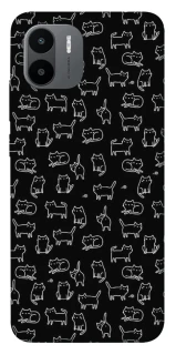 Чохол на Xiaomi Redmi A1+ / Poco C50 / A2+ Black Cats фото 1 з 1