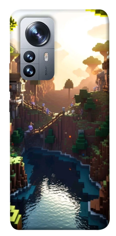 Чохол на Xiaomi 12 / 12X Minecraft sunset фото 1 з 1