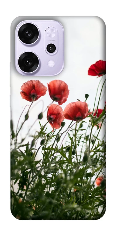Чохол на Oppo Reno 14 Pro Поле маків фото 1 з 1