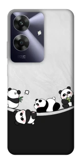 Чехол на Realme Note 60 Four pandas фото 1 из 1