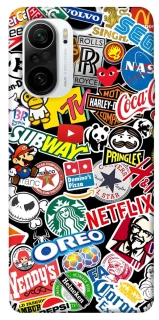 Чехол на Xiaomi Redmi K40 / K40 Pro / K40 Pro+ / Poco F3 brands фото 1 из 1