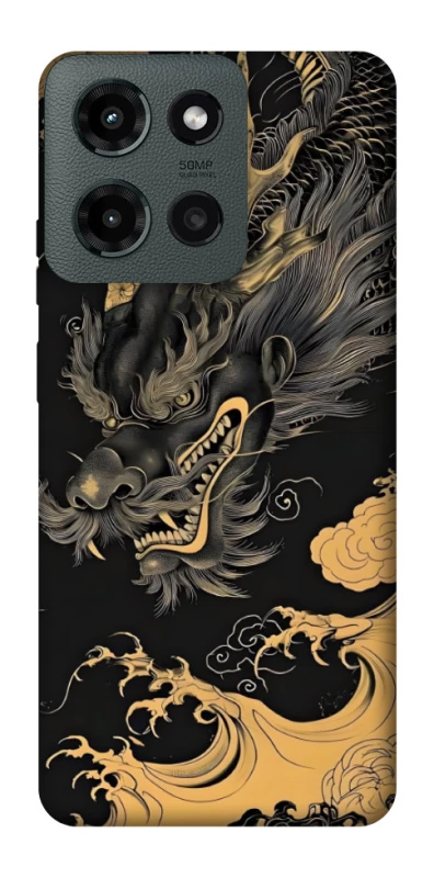 Чохол на Motorola Moto G Power (2025) gold dragon фото 1 з 1