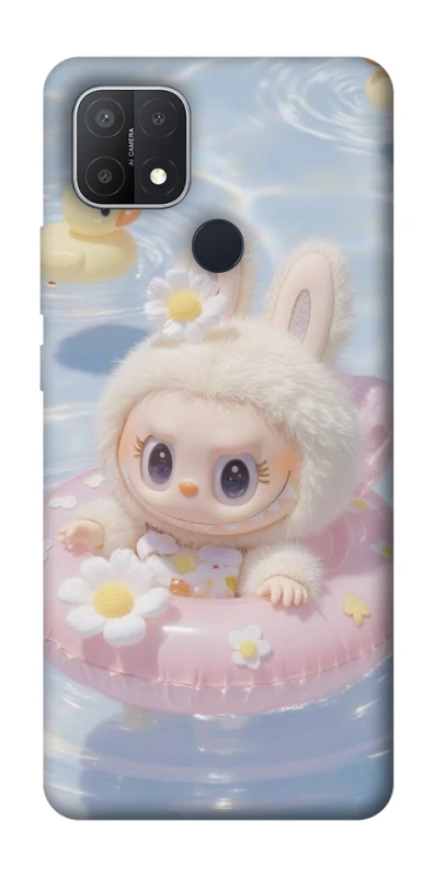Чохол на Oppo A15s / A15 Labubu swimming фото 1 з 1