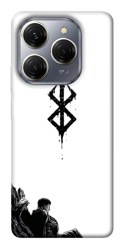 Чохол на TECNO Spark 20 Pro berserk white фото 1 з 1