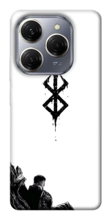 Чохол на TECNO Spark 20 Pro berserk white фото 1 з 1