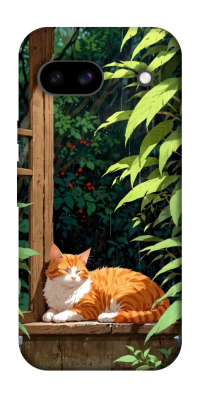 Чехол на Google Pixel 8a red cat фото 1 из 1