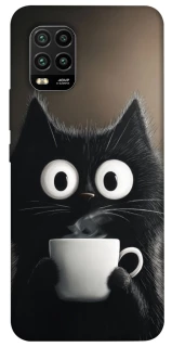 Чехол на Xiaomi Mi 10 Lite morning cat фото 1 из 1