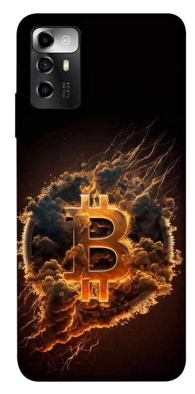 Чехол на ZTE Blade A72 Smoky Bitcoin фото 1 из 1