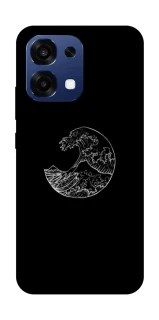 Чохол на Oppo A6 Pro 4G/5G Black tsunami фото 1 з 2
