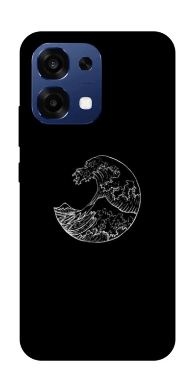 Чохол на Oppo A6 Pro 4G/5G Black tsunami фото 2 з 2