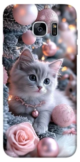 Чохол на Samsung G935F Galaxy S7 Edge Christmas Kitty фото 1 з 1