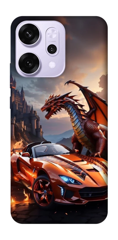 Чохол на Oppo Reno 14 Pro Сar and dragon фото 1 з 1