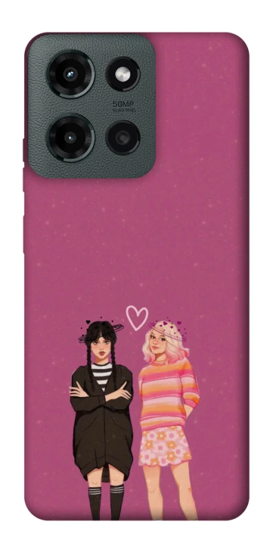 Чехол на Motorola Moto G Power (2025) Raven & Rainbow Wednesday фото 1 из 1