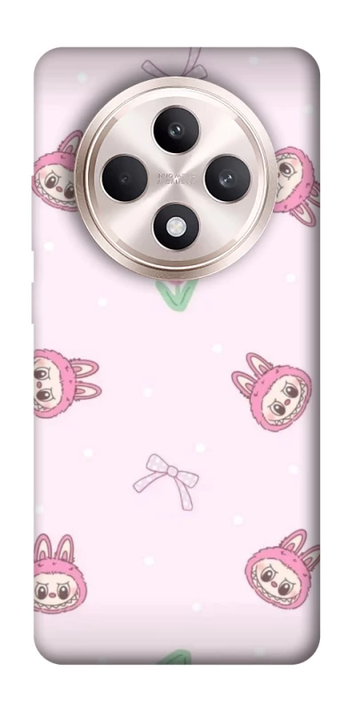 Чехол на Oppo Reno 12 F 4G/5G Labubu Flower фото 1 из 1