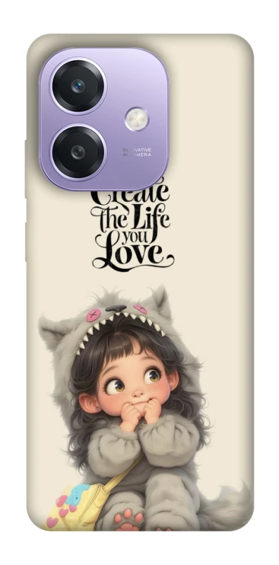 Чохол на Oppo A3 4G Create the life you love фото 1 з 1