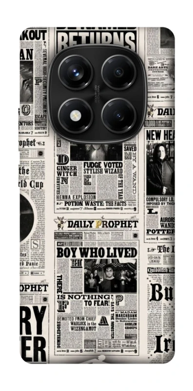 Чохол на Xiaomi Redmi Note 14 Pro 4G Harry Potter newspaper фото 1 з 1