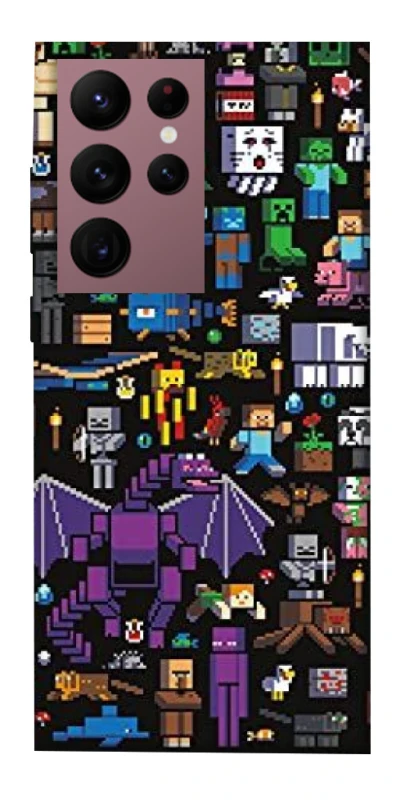 Чохол на Samsung Galaxy S22 Ultra Minecraft v5 фото 1 з 1
