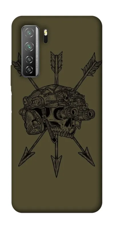 Чехол на Huawei Nova 7 SE Mil skull фото 1 из 1