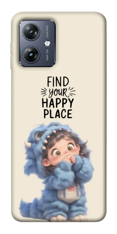 Чохол на Motorola Moto G54 Happy Place фото 1 з 1