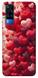 Чехол на Vivo Y51a Many hearts фото 1 из 1