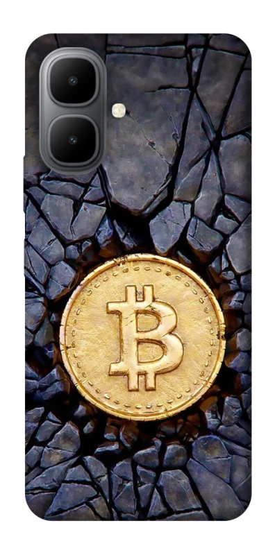 Чехол на Infinix Smart 10 Bitcoin cracks фото 1 из 1