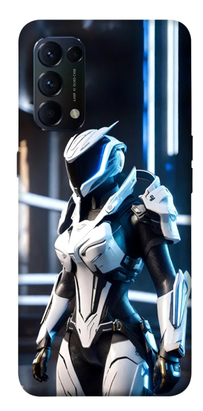 Чохол на Oppo Reno 5 4G Cyber space girl ver.6 фото 1 з 1