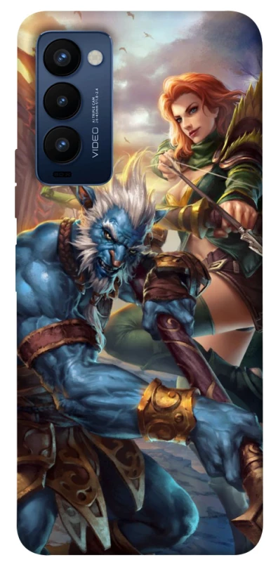 Чехол на TECNO Camon 18 Dota heroes фото 1 из 1