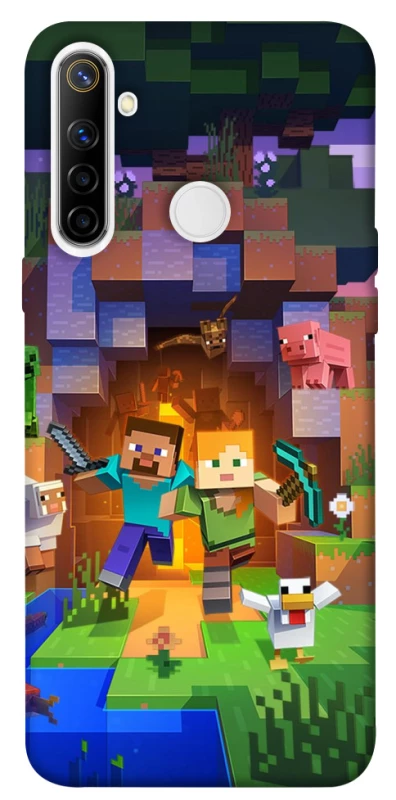 Чехол на Realme 6i Minecraft game фото 1 из 1