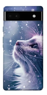 Чохол на Google Pixel 6a Snow cat фото 1 з 1