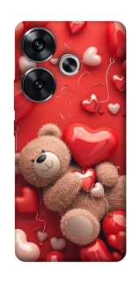 Чохол на Xiaomi Poco F6 bear in hearts фото 1 з 1