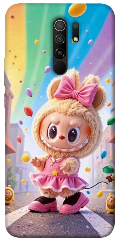Чехол на Xiaomi Redmi 9 Labubu rainbow фото 1 из 1