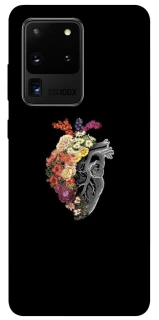 Чохол на Samsung Galaxy S20 Ultra Heart with flowers фото 1 з 1