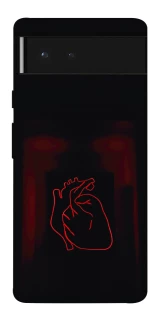 Чехол на Google Pixel 6 Красное сердце фото 1 из 1