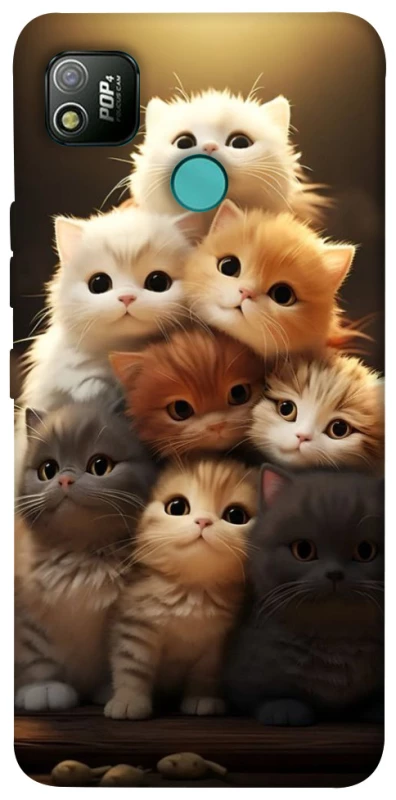 Чехол на TECNO POP 4 Чехол Kittie Love v2 фото 1 из 1