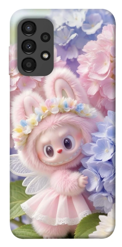 Чохол на Samsung Galaxy A13 4G Labubu & Flowers ver.1 фото 1 з 1