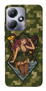 Чохол на Infinix Hot 30 Play Military Waifu фото 1 з 1