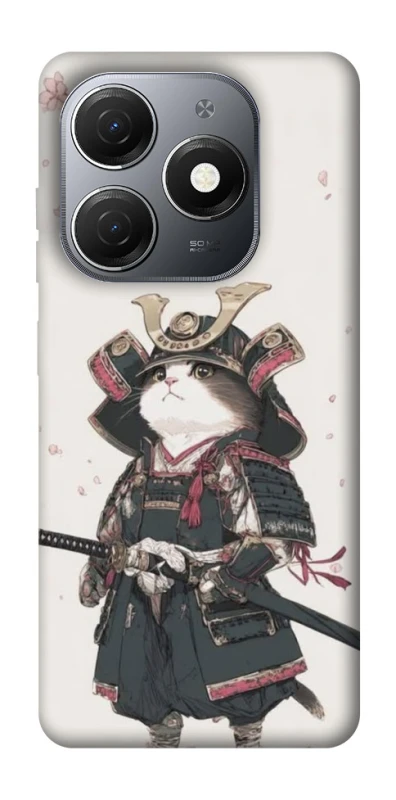 Чехол на TECNO Spark 20 Samurai Cat Warrior фото 1 из 1
