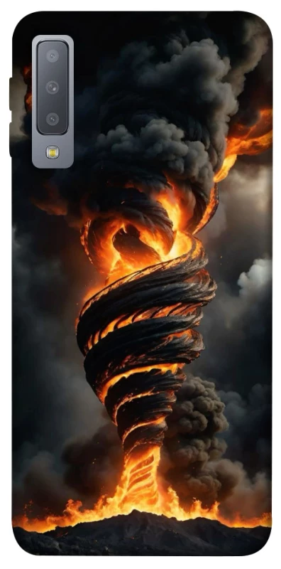 Чохол на Samsung A750 Galaxy A7 (2018) Вогняний торнадо фото 1 з 1