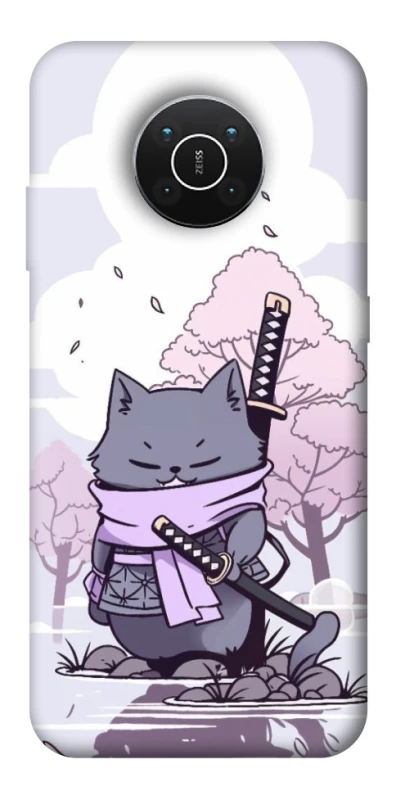Чохол на Nokia X10 / X20 Samurai cat фото 1 з 1