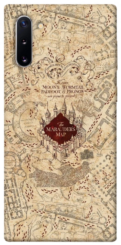 Чохол на Samsung Galaxy Note 10 Harry Potter Marauder's Map фото 1 з 1