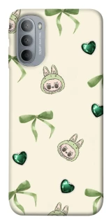 Чохол на Motorola Moto G31 Labubu Green Heart фото 1 з 1