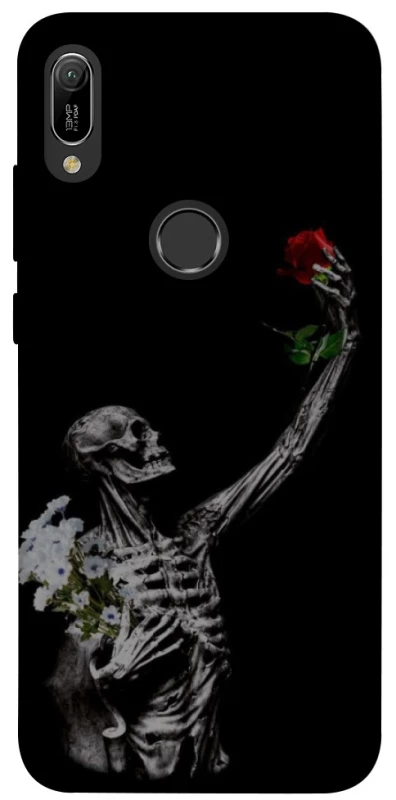 Чохол на Huawei Y6 (2019) Skeleton vs Rose фото 1 з 1